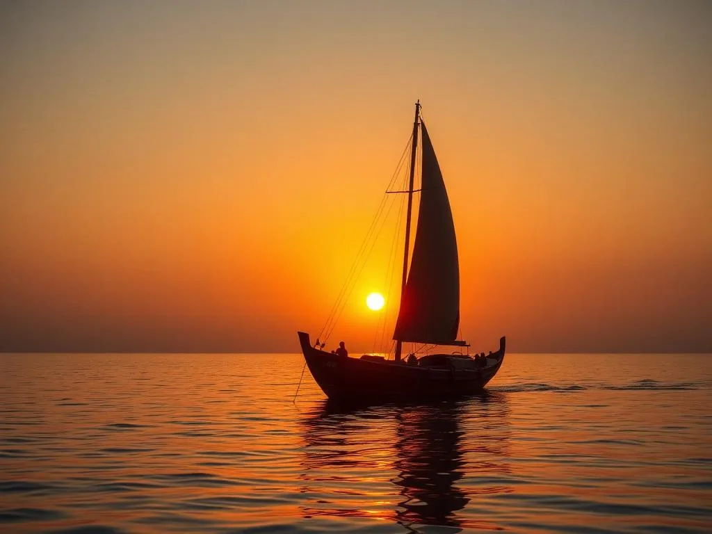 Tramonto in Dhow